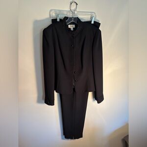 Talbots Elegant Black Pantsuit